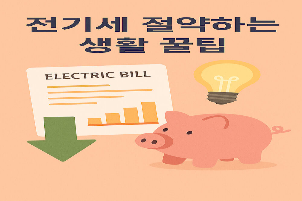 여름 전기요금 절약 방법 – 가정에서 쉽게 실천할 수 있는 전기 아끼는 방법