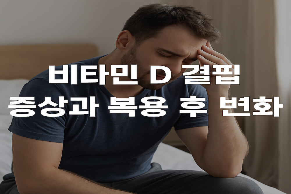비타민 D 부족 증상과 복용 후 변화