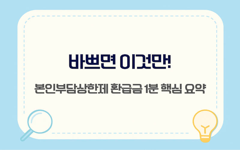 2026년 본인부담상한제 대상자 기준 및 환급금 지급일 핵심 요약
