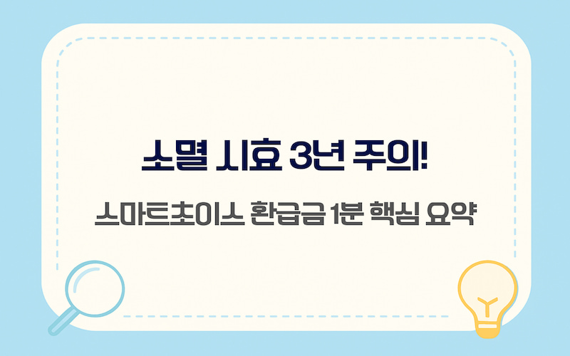 SKT KT LGU+ 통신사 미환급액 조회 방법 및 3년 소멸 시효 주의사항 핵심 요약
